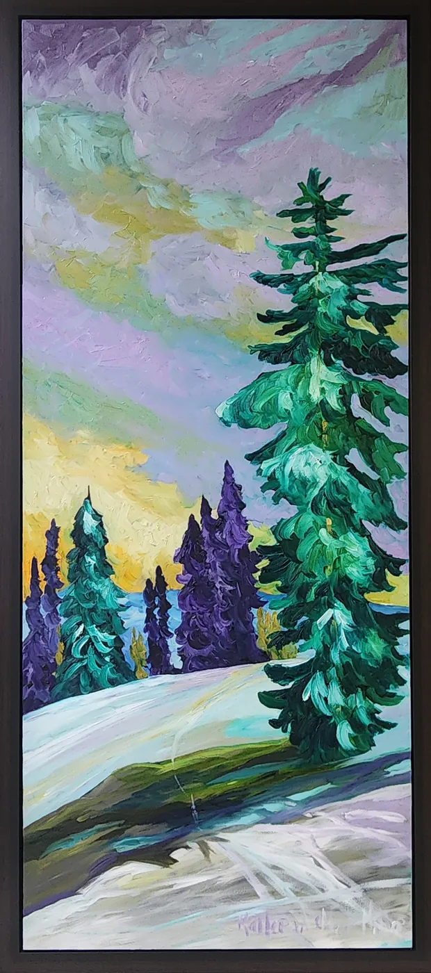#92 Winter Wonder 4, Big White series, Kelowna by Katherine Muir Miller