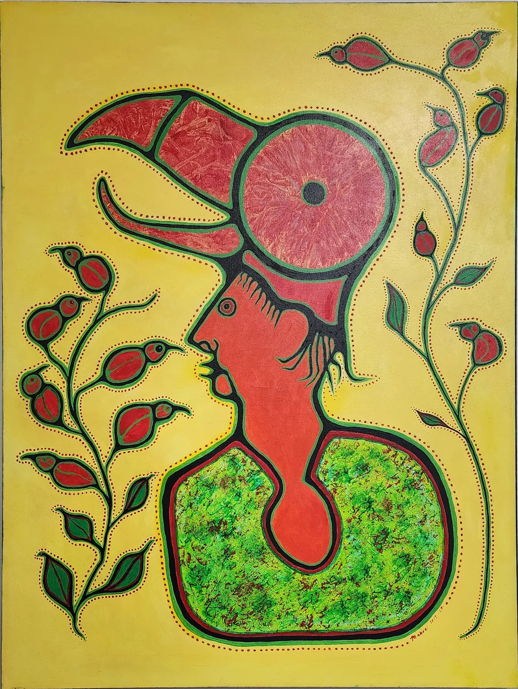 Homage to Shaman Henry by Michael (Makao) Stevens