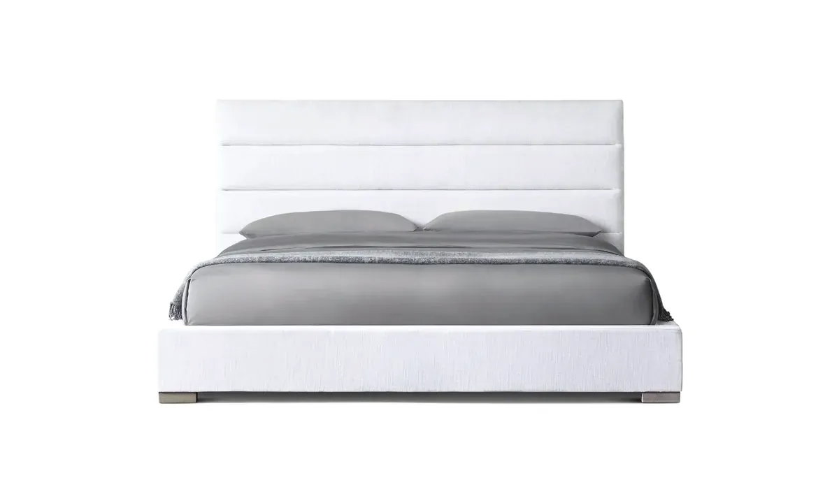 Modena Horizontal Channel Panel Platform Bed bed