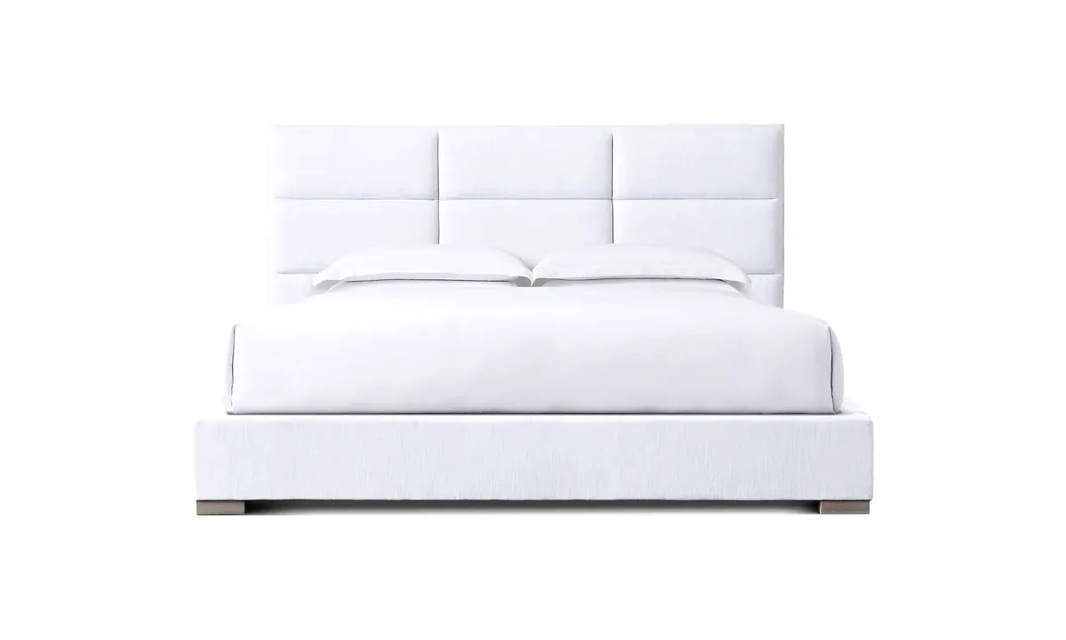 Modena Rectangular Channel Panel Platform Bed bed